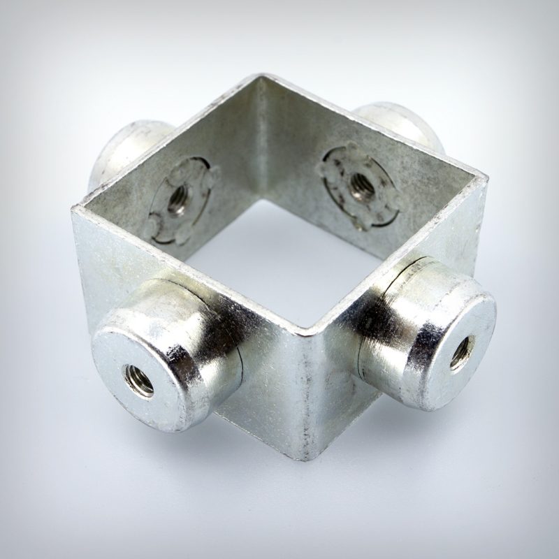 90 degree 4-way connector