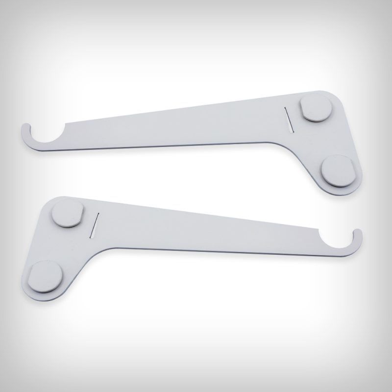 Custom laminate shelf brackets - sold in pairs