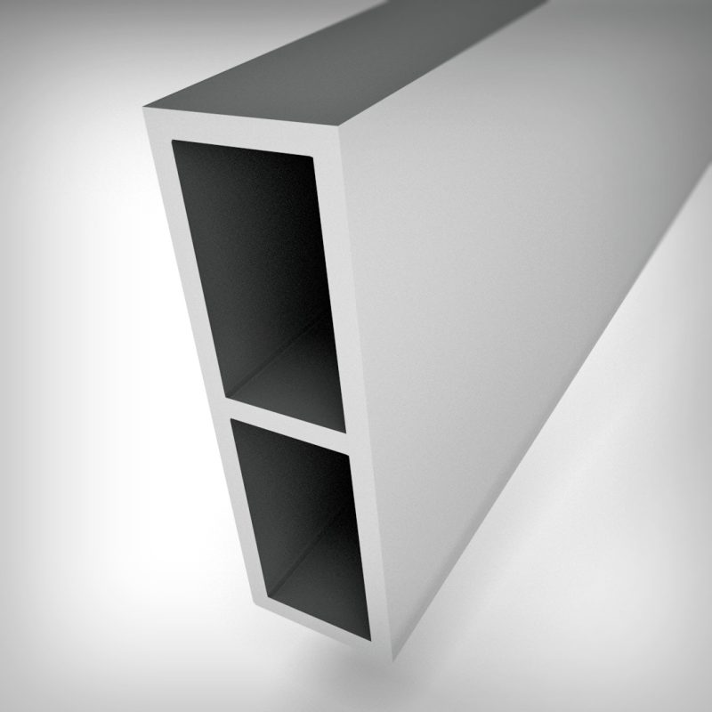 Light box aluminum horizontal support rod