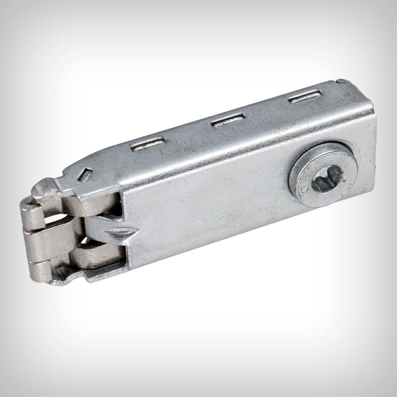 Standard size flat position triple lock