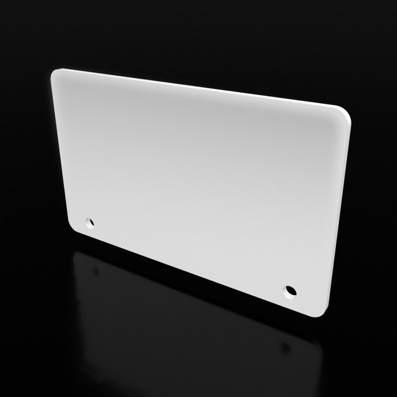 Edge light end cap