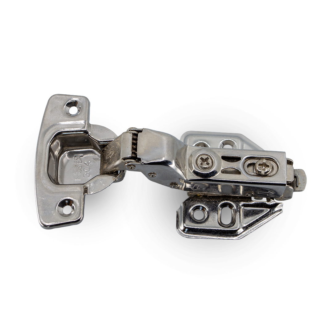 35mm Soft-Close Full Overlay Concealed Hinges – 304 Stainless Steel